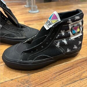 Vans Madrid Fly Black and White Sk8 Hi Original 1987